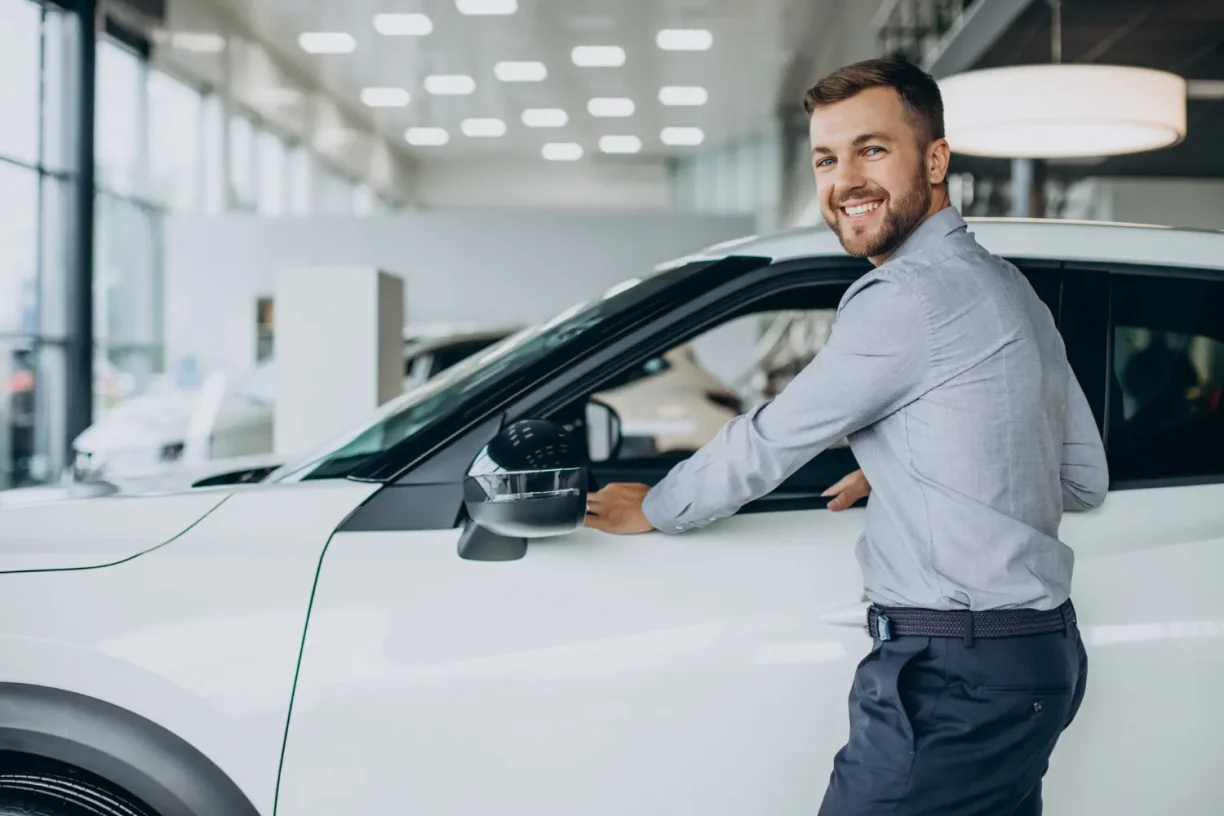 Consumer reviewing Hyundai Kona Electric lemon law rights at dealership